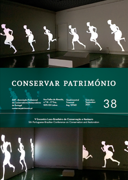 					View Vol. 38 (2021): 5th Portuguese-Brazilian Conference on Conservation and Restoration
				