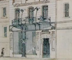 Façade changes of the Botter Apartment