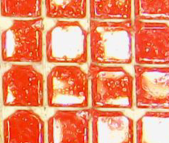 Adhesion tests after CO2 projection